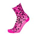 TRS P584 Calza Geometric Fantasy Fuxsia