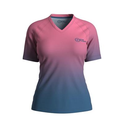 GREAT ESCAPES Dru T-shirt Rosa Donna Tecnica