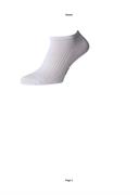 TRS E300 Calza Sneaker Extradry Bianco 3 Paia