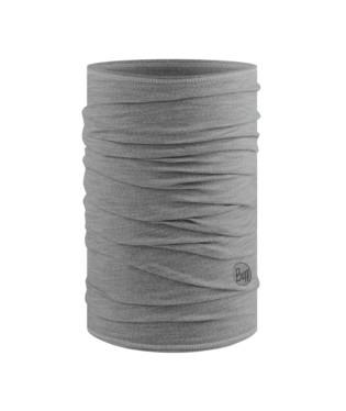 BUFF Scaldacollo Lana Merino Leggera Tinta Unita Grigio Unisex