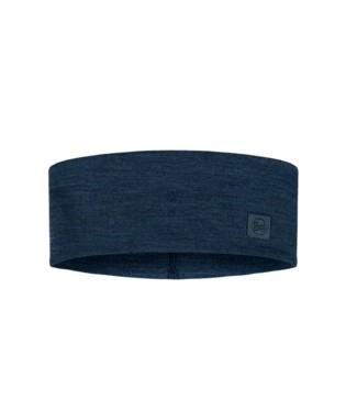 BUFF Fascia Larga Merino Tinta Unita Blu Unisex