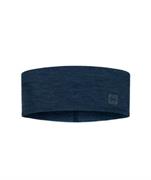 BUFF Fascia Larga Merino Tinta Unita Blu Unisex