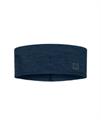 BUFF Fascia Larga Merino Tinta Unita Blu Unisex