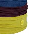 BUFF Scaldacollo Merino a Righe Giallo Unisex